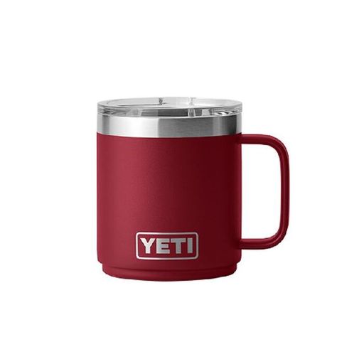 YETI 10 oz Rambler Mug with Magslider Lid - Harvest Red Pink Yeti, Desert Clay, Blue Yeti, Drinking Vessels, Horse Supplies, Yeti Rambler, Space Saver, Insulated Cups, Life Is An Adventure