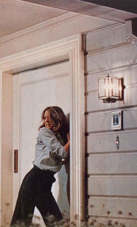 Jamie Lee Curtis in Halloween (1978) 80s Summer Slasher, 80s Slasher Summer, Summer Slasher, 80s Slasher, The Night He Came Home, Women In Horror, Slasher Summer, Laurie Strode, Halloween Franchise