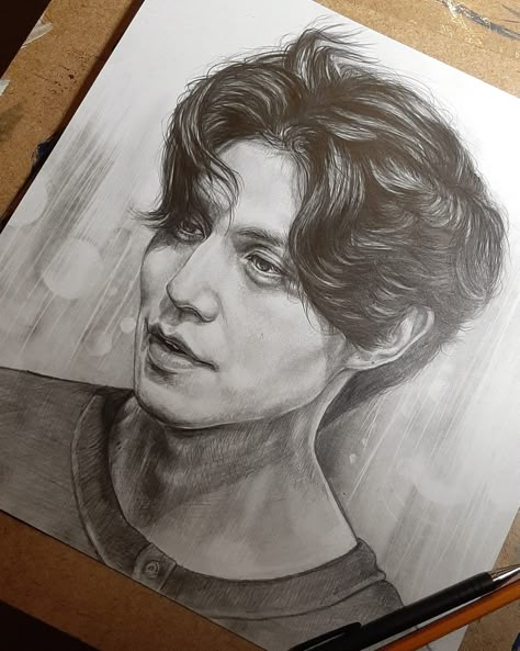 Lee Dong Wook Sketch, Man Sketch, Pencil Sketch Images, Pen Art Drawings, Celebrity Drawings, Kpop Drawings, Dong Wook, Lee Dong Wook, Cool Wallpapers Art