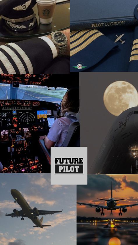 Pilot Career, Aviation Education, Becoming A Pilot, Life Goals Future, Airplane Wallpaper, Pilots Aviation, Travel Collage, Aviation World, Career Vision Board