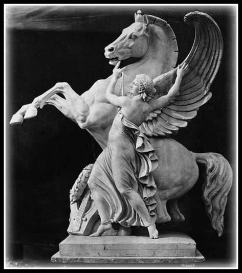 ►Greek Mythology: “Pegasus, The Winged Horse”🐎.- | ⚡️La Audacia de Aquiles⚡️ Pegasus (mythology), Statue Tattoo, Greek Mythology Tattoos, Istoria Artei, Classic Sculpture, Greek Statues, Winged Horse, Mythology Tattoos, Greek Sculpture