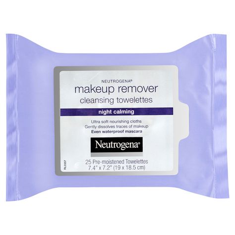 Neutrogena® Makeup Remover Night Calming Cleansing Towelettes Wipes 25 pack | Makeup | Priceline Waterproof Mascara Remover, Mascara Remover, Clear Skin Routine, Neutrogena Makeup Remover, Neutrogena Makeup, Skin Shine, Cleansing Wipes, Make Up Remover, Sensitive Eyes