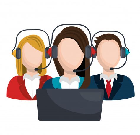 Call center | Free Vector #Freepik #freevector #business #line #office #icons Call Center Design, Mode Ulzzang, Contact Center, Cold Calling, App Pictures, Karakter Disney, Internet Business, Call Center, Job Opening