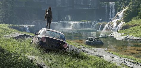 The Last Of Us World, Last Of Us Environment, Videogame Wallpaper, Neil Druckmann, Flooded City, Apocalypse Stuff, Apocalypse Aesthetic, Post Apocalyptic Art, Apocalypse Art