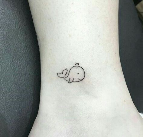 Delicate Whale Tattoo, Mini Whale Tattoo, Wale Tattoos Minimalist, Small Orca Tattoo, Cute Whale Tattoo, Tiny Whale Tattoo, Small Whale Tattoo, Silly Tattoo Ideas, Tattoo Whale