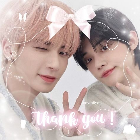 Txt Freebies Printable, Thank You Kpop, Txt Mail Sticker, Txt Stickers Printable, Txt Purikura, Pink Txt, Thank You Mail, Freebies Stickers, Card Des