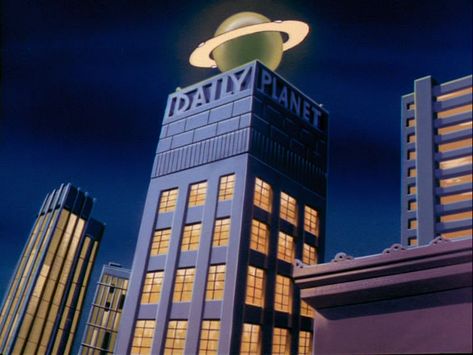 Daily Planet Building | Daily Planet - SuperFriends Wiki The Daily Planet, Superman Pictures, Perry White, Daily Planet, Big Barda, Superman And Lois Lane, General Zod, Jimmy Olsen, Summer Details