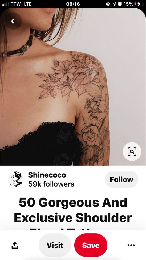 Unforgettable Tattoo, Vintage Flower Tattoo, Floral Back Tattoos, Flower Shoulder Tattoo, Tattoo Over Scar, Floral Tattoo Shoulder, Wrap Tattoo, Wildflower Tattoo, Faith Tattoo