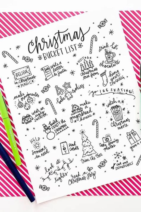 This Christmas Bucket List is just like the others, except it's a COLORING page! #FreeBucketListPrintables #BucketList #Printables Christmas Bucket List For Kids, Christmas Journal Pages, Christmas Printables Free, Christmas Bucket List Printable, Free Printable Bucket List, Christmas List Template, Fall Bucket List Printable, Printable Bucket List, Christmas Color Palette