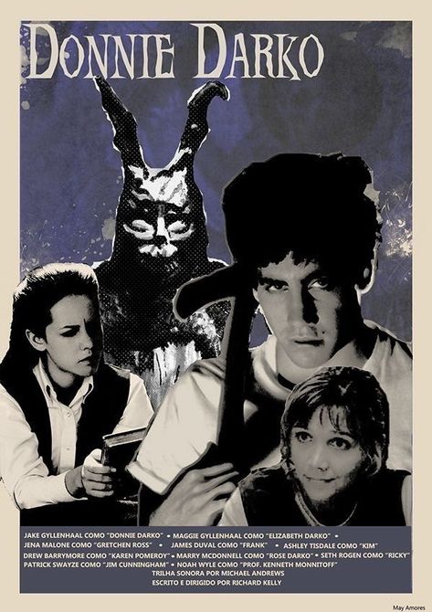 donnie darko poster Donnie Darko Poster, Suspense Movies, 9 Movie, Bon Film, Septième Art, Donnie Darko, I Love Cinema, Home Room Decor, Horror Posters