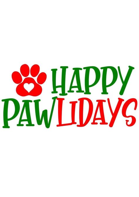 Happy Pawlidays, Brother Scanncut2, German Folk, Diy Santa, Christmas Pics, Holiday Images, Santa Paws, Dog Svg, Xmas Diy