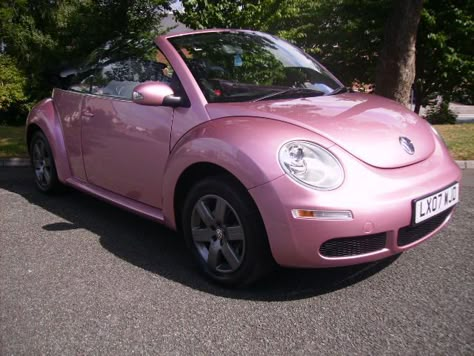 . Pink Buggy, Pink Volkswagen, Pink Volkswagen Beetle, Pink Beetle, Volkswagen Beetle Convertible, Pink Convertible, Bug Car, Car Deco, Beetle Car