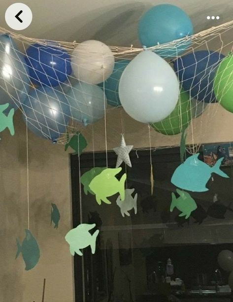 Ocean Birthday Party, Shark Themed Birthday Party, Fishing Birthday Party, Ocean Birthday, Fishing Party, Shark Birthday Party, Ocean Party, Sea Birthday Party, Fishing Birthday