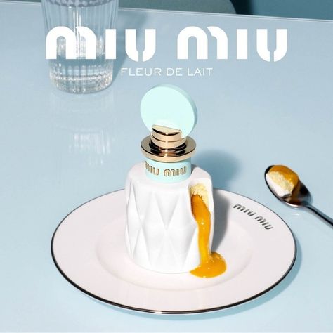 MIU MIU FLEUR DE LAIT Fragrance Advertising, Palate Cleanser, Cake Models, Visual Recipes, Perfume Reviews, Perfume Lover, Best Fragrances, Fragrance Collection, New Fragrances