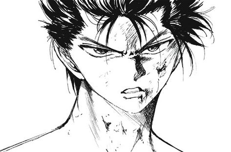 Yusuke Urameshi Manga, Yusuke Urameshi, Yu Yu Hakusho Anime, Yoshihiro Togashi, Manga Pages, 90s Anime, Anime Tattoos, Bleach Anime, Awesome Anime