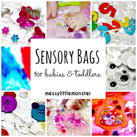 Sensory bags for babies and toddlers using laminator pouches.  Lots of different ideas. Sensory Bags For Babies, Homemade Baby Toys, Sensory Bag, Sensory Bags, Foto Newborn, Baby Sensory Play, Baby Sensory Toys, Baby Play Activities, Toddler Sensory