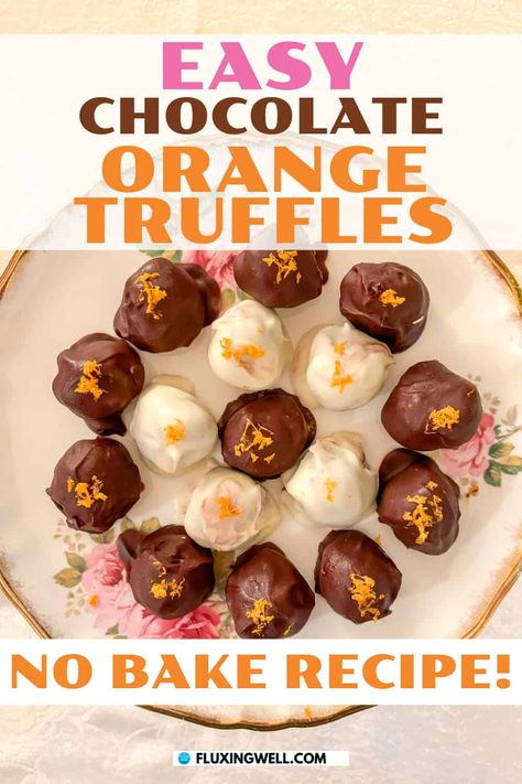 Chocolate Orange Truffles Recipe, Truffles Recipe Easy, Orange Truffles Recipe, Chocolate Orange Truffles, Truffles No Bake, Melt Chocolate For Dipping, Orange Truffles, Truffle Recipe Easy, Butterscotch Caramel