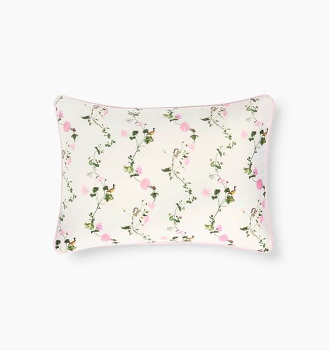 Printed Bedding In Hill House, Home Pond, Hill House Home, Decorative Lumbar Pillows, Hill House, Bed Desk, Floral Garland, House On A Hill, Floral Color