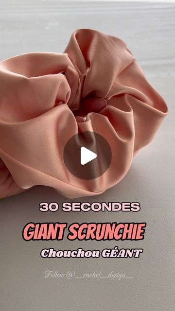 How To Make Hair Accessories, How To Make A Scrunchie, Giant Scrunchie, Thank Me Later, Dress Sewing, How To Make Hair, Scrunchie Hairstyles, Spring Floral, Fabric Scraps