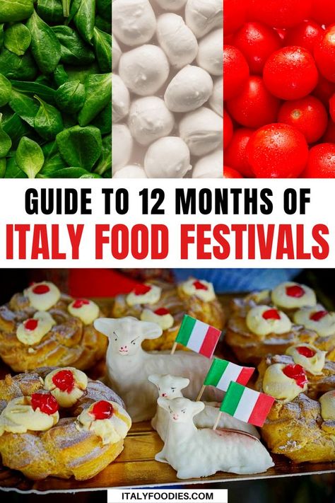 Food In Italy, Italy Places, Things To Do In Italy, 12 Month Calendar, Italy Food, Month Calendar, Italy Travel Tips, Italy Travel Guide, Wine Festival