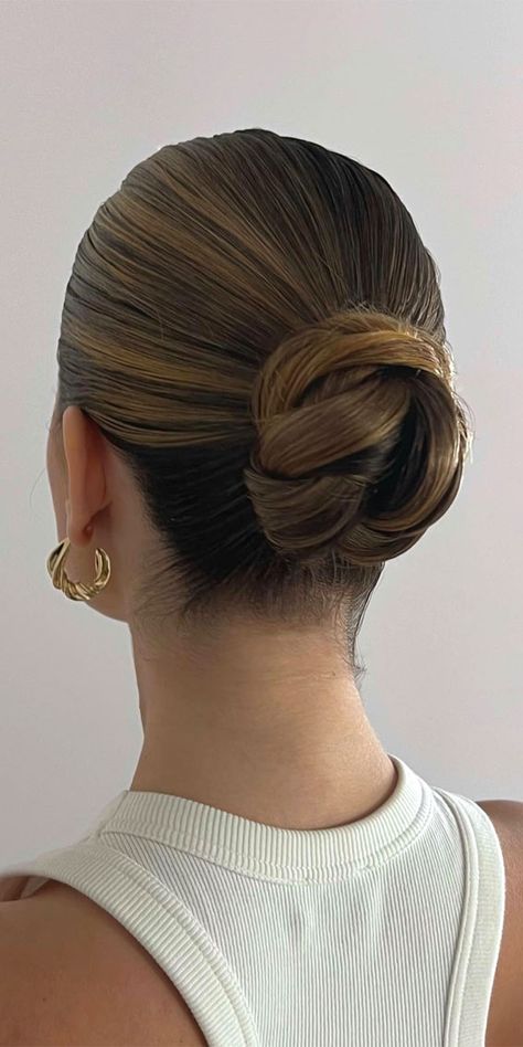 elegant updo, chic updo, simple updo, upstyles, wedding updos, wedding upstyles, wedding hairstyles, sleek updo, elegant updo hairstyles, Elegant updo hairstyles for wedding, Elegant updo hairstyles for medium hair, Elegant updo hairstyles for long hair, elegant updos for medium hair, updo hairstyles for medium length hair Medium High Bun Wedding Hair, Bridal Hair For High Neckline, Wedding Hair For Simple Dress, Hairstyles Updos For Medium Length Hair, Buns Medium Length Hair, Medium Bun Hairstyles, Simple Elegant Updo, Wedding Hair For Bride Updo, Wedding Hair Up Bride