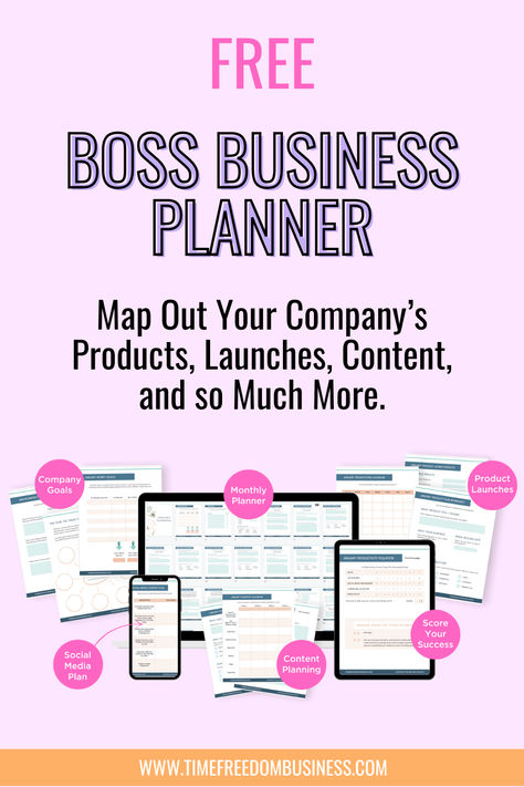 FREE Boss Business Planner Parenting Plan Custody, Small Business Ideas Products, Cricket Machine, Small Business Marketing Plan, Female Entrepreneurship, Faceless Content, Sole Trader, Business Vision Board, Diy Planner Notebook