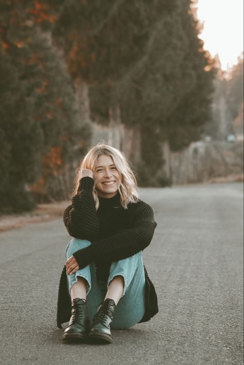 When the weather is finally ready for sweaters, a black sweater with some docs is the way to go!! Way To Go, Outfit Inspo Fall, Black Sweater, Fall Outfit, Senior Pictures, Black Sweaters, A Black, Fall Outfits, The Way