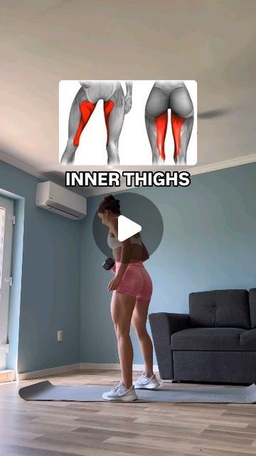 Exercise For Inner Thighs, Inner Leg Workouts, Inner Thighs Workout, Inner Thigh Exercises, Best Inner Thigh Workout, Tone Inner Thighs, Thighs Workout, Buns Of Steel, Inner Thighs Exercises