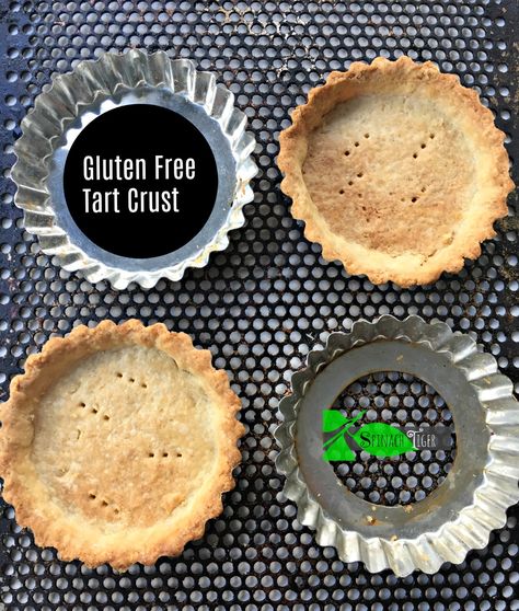 America's Test Kitchen Gluten Free Tart Crust Recipe from Spinach Tiger Gluten Free Tart Crust Recipe, Gluten Free Tarts, Gluten Free Tart Crust, Fruit Tart Crust, Gf Pastry, Gluten Free Tart, Tart Crust Recipe, Tart Crust, Gluten Free Gifts