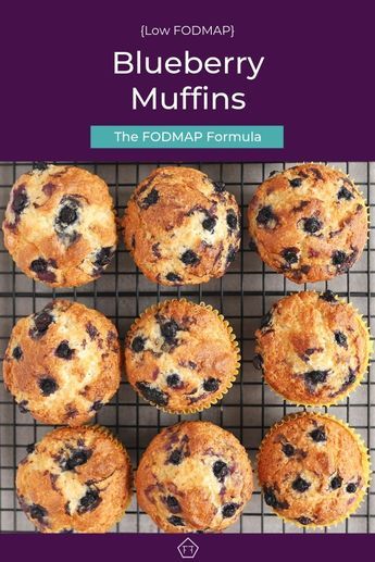 Looking for a quick and easy snack idea? Check out these low FODMAP blueberry muffins! FODMAP Recipes | FODMAP Diet | FODMAP Diet Recipes | Low FODMAP Breakfast | FODMAP Breakfast | Breakfast Ideas | Breakfast Recipes | Breakfast Recipes Easy | Breakfast Recipes Gluten Free | FODMAP Snacks | FODMAP Snack Ideas | FODMAP Healthy Recipes | FODMAP Snacks Easy #lowfodmap #glutenfree #breakfast #muffin www.fodmapformula.com Fodmap Muffins, Ibs Diet Recipes, Low Fodmap Breakfast, Recipes Low Fodmap, Fodmap Baking, Easy Low Fodmap, Fodmap Recipes Dinner, Low Fodmap Recipes Dinner, Fodmap Meal Plan