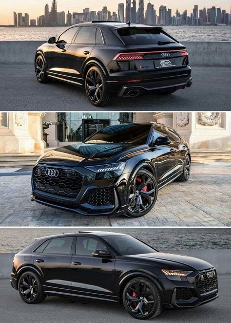 Audi Rsq8, Luxury Cars Audi, Black Audi, Cars Aesthetic, Sport Suv, Luxury Car Brands, Car Organization, Aesthetic Car, Car Decorations