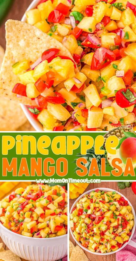 Pineapple Mango Salsa, Mango Salsa Recipe, Honey Lime Dressing, Mango Salsa Recipes, Healthy Style, Grilled Seafood, Mango Recipes, Lime Dressing, Honey Lime