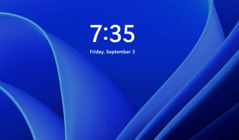 How to Disable Lock Screen in Windows 11 Blue Lock Screen, Lock Screen Clock, Microsoft Window, Cool Lock Screens, Lock Screen Backgrounds, Infographic Design Layout, Windows Wallpaper, Pop Up Window, Stock Wallpaper