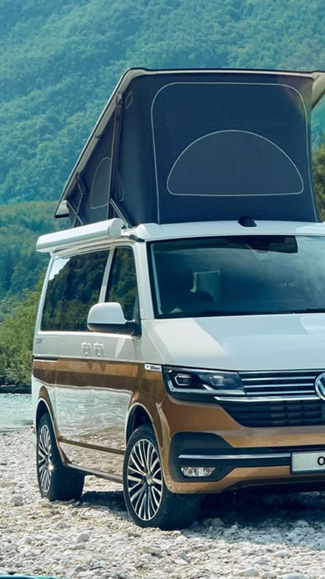 Vw California Camper, Vw Transporter Camper, Vw California T6, Camper Van Kitchen, Beach Camper, Vans California, T6 California, T4 Camper, Custom Camper Vans