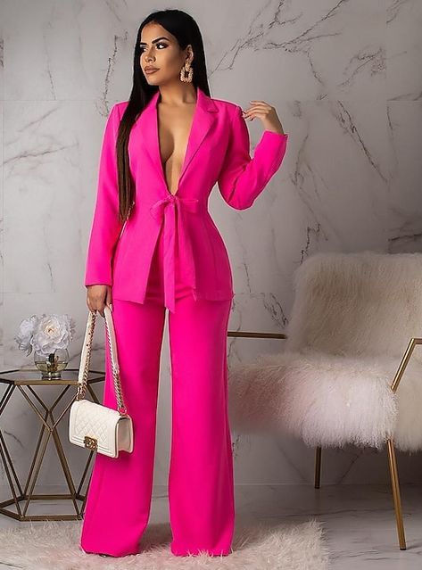 Bas Large, African Jumpsuit, Basic Long Sleeve Shirt, Office Suit, Laced Up Shirt, Shirt Pant Set, Pantalon Large, Business Suit, Work Tops