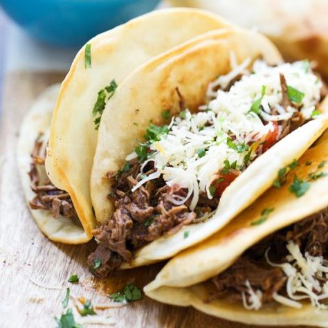 Spicy Shredded Beef, Shredded Beef Enchiladas, Shredded Beef Tacos, Beef Tacos, For Keeps, Braised Short Ribs, Beef Enchiladas, Best Meat, Shredded Beef