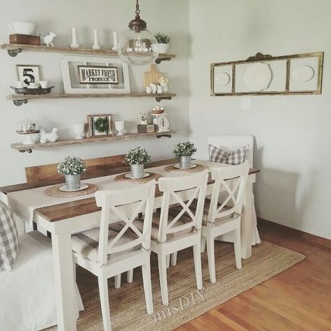 Corner Breakfast Nook Ideas, Modern Farmhouse Dining Room Decor, Trendy Dining Room, Building Lighting, Image Wall, Frame Interior, Farmhouse Dining Rooms Decor, Modern Farmhouse Dining Room, Farmhouse Dining Room Table