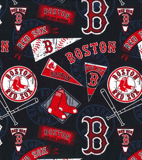 Baseball Fabric, Red Sox Nation, Baseball Stadium, Base Ball, Retro Fabric, Fabric Yardage, Fabric Remnants, Vintage Baseball, Boston Red