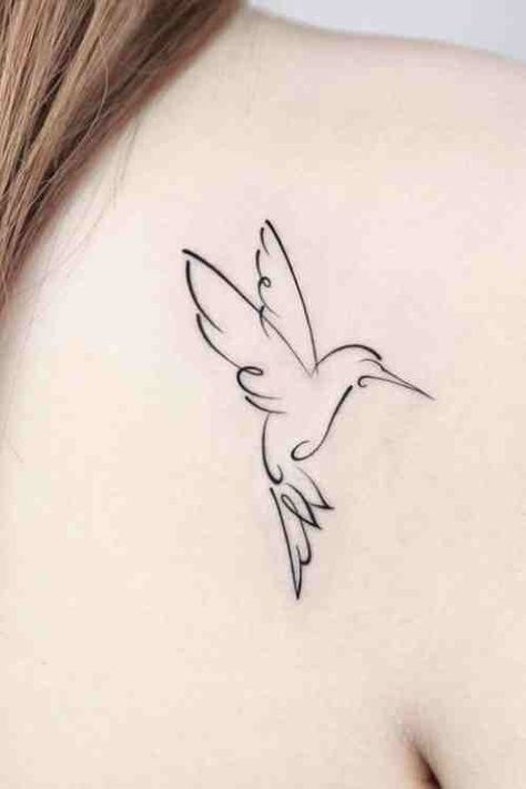 Mother Daughter Tattoos Hummingbird, Hummingbird Outline Tattoo, Hummingbird And Flower Tattoo, Women Divine Feminine, Yin Yang Tattoo Ideas, Dainty Hummingbird Tattoo, Yang Tattoo Ideas, Hummingbird Tattoo Design, Feminine Tattoo Designs