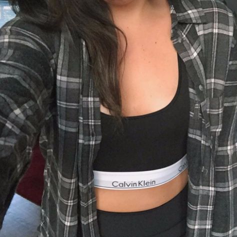 Calvin Klein Bralette Review | POPSUGAR Fashion Calvin Klein Bra Outfit, Calvin Klein Bralette Outfit, Bra Shopping, Never Going Back, Calvin Klein Outfits, Flannel Style, Bra Outfit, Calvin Klein Bralette, Calvin Klein Bra