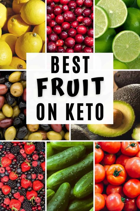 Best Fruit on Keto If you're new to Keto, you may be wondering if you can have fruit. Great news is, you can! Let's talk about which fruit is best! #ketofruit #lowcarbfruit Keto Fruit List, Keto Cranberry Recipes, Keto Foods List, Snacks Board, Avocado Recipes Dessert, High Fiber Fruits, Fiber Fruits, Avocado Dessert, Keto On A Budget