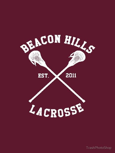 Beacon Hills Aesthetic, Teen Wolf Instagram, Wolf Notebook, Lacrosse Teen Wolf, Sketchbook Sticker, Teen Wolf Script, Teen Wolf Lacrosse, Teen Wolf Poster, Beacon Hills Lacrosse