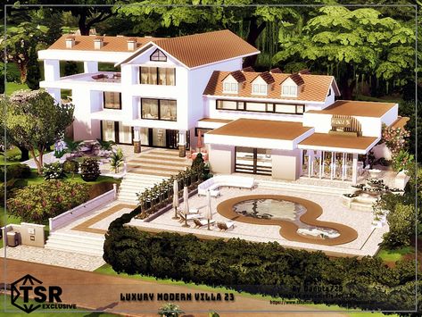 Sims 4 Lots Mansion, Sims 4 Mini Mansion, Sims 4 8 Bedroom House, Sims 4 Resort Build, Italian House Sims 4, Sims 4 Houses 50x50, Sims 4 Cc Luxury House, Sims 4 Houses Mansions, Mansion Sims 4 Cc