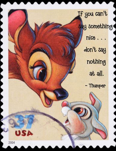 The Thumper Theory -- various tips for positive interactions with others, character ed, etc.  Worth a look. Drawing Disney Characters, Bambi Thumper, Drawing Disney, Disney Character Drawings, Disney Canvas Art, Disney Canvas, Disney Drawings Sketches, Disney Paintings, Say Nothing