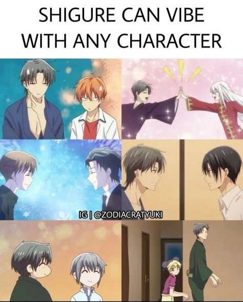 Fruits Basket Yuki X Kakeru, Fruits Basket Shigure, Fruits Basket Quotes, Fruits Basket Funny, Fruits Basket Manga, Kyo And Tohru, Funny English Jokes, Fruit Basket Anime, Japanese Animated Movies