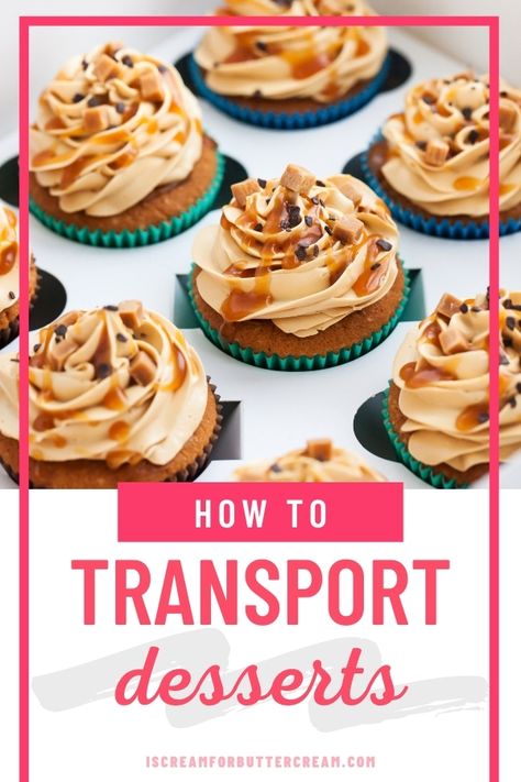 These tips for transporting desserts plus dessert carriers can help you transport desserts easily without making a mess. Transport anything from pies to cupcakes, to layer cakes to cookies. Lot's of ideas here. Traveling with cupcakes or desserts at Thanksgiving doesn't have to be hard. Homemade Thanksgiving Desserts, Diy Pie, Pie Carrier, Cupcake Carrier, Cupcake Container, Thanksgiving Cupcakes, Rectangle Cake, Just Pies, Cupcake Pans