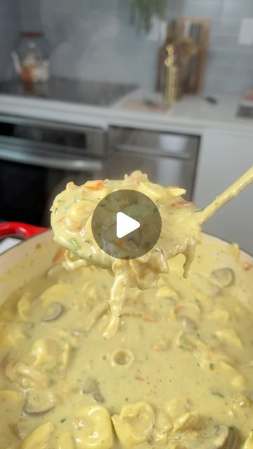 Toni Chapman on Instagram: "Well, it was an amazing Soup season, here’s my last soup video before we move to sandwiches 🤓This creamy, mushroom and tortellini soup is *CHEFS KISS* 😉😚 it has chicken, mushrooms, and base that is cozy, familiar and delicious! 🤤 #souptok #soupseason #soups" Toni Chapman, Soup Video, Chicken Tortellini Soup, Chicken Mushrooms, Chefs Kiss, Tortellini Soup, Soup And Stew, Soup Season, Tortellini