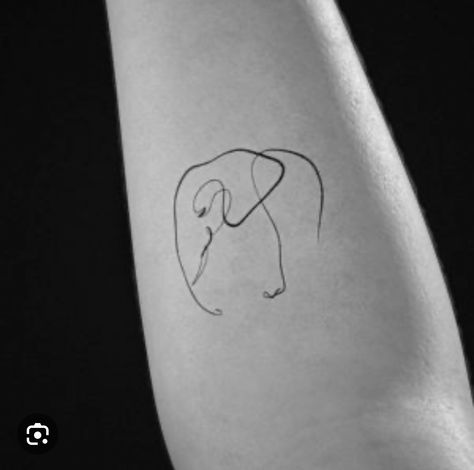 Delicate Tattoo, Word Tattoos, Small Tattoos, Line Art, Piercings, Tatting, Elephant, Tattoos