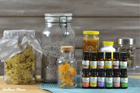 How To Store And Organize Your Natural Remedies | Wellness Mama Natural Medicine Cabinet, Herbal Remedies Recipes, Wellness Mama, Medicine Organization, Herbal Healing, Plant Therapy, Citrus Oil, Daily Vitamins, Storage Places