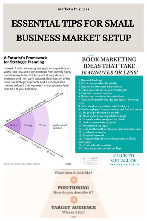 Looking for effective ways to market your business? Discover the power of social media! Learn how to market your business on social media platforms and reach a wider audience. From setting up a small business market to exploring flea market business ideas, we've got you covered. Boost your visibility with our tips on how to market your small business successfully. Dive into market analysis and explore different strategies to promote and grow your business. Market Setup, Flea Market Business, Ways To Market Your Business, Market Your Business, Business Essentials, Market Analysis, Power Of Social Media, Book Marketing, Strategic Planning